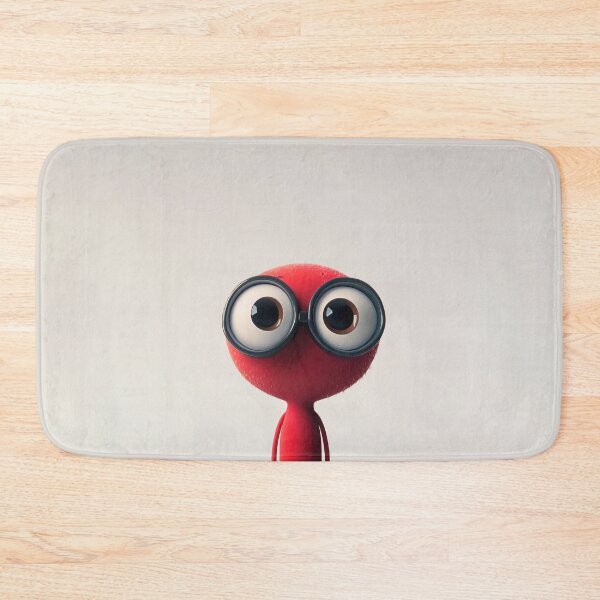 Item preview, Red character with big glasses designed and sold by anytka.