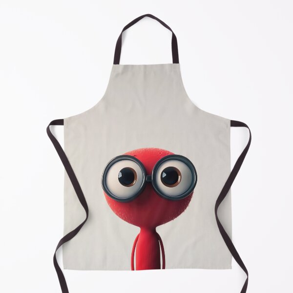 Item preview, Red character with big glasses designed and sold by anytka.