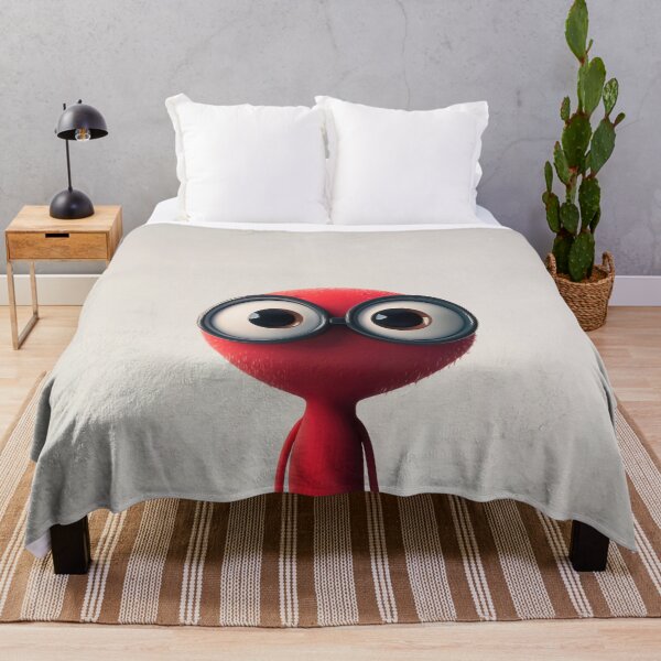 Item preview, Red character with big glasses designed and sold by anytka.