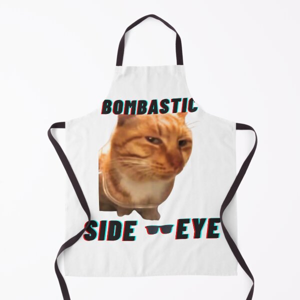 Aperçu de l'œuvre Mème drôle et exubérant d'un chat au regard de côté. créée et vendue par ShopOfMMC.