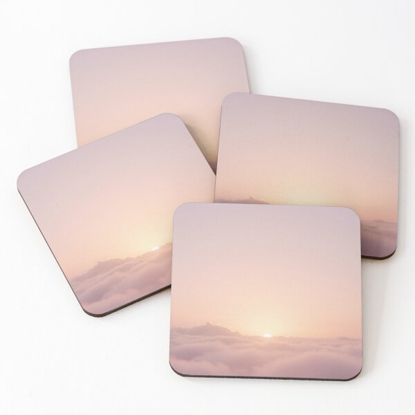 Item preview, Soft pastel sunrise over a dreamy cloudscape designed and sold by NatureUnleashed.
