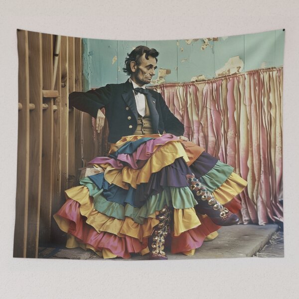 Item preview, Licoln Four Score and Seven Layer Skirt designed and sold by DalmatianNation.