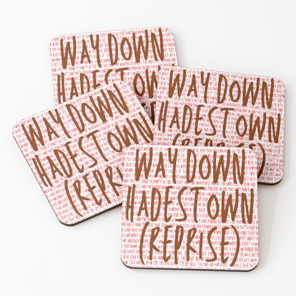 Item preview, Hadestown Lyrics designed and sold by broadwaygirl142.