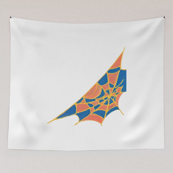Item preview, Colorful Abstract Spider Web – Modern Geometric Halloween Art designed and sold by Horrify.