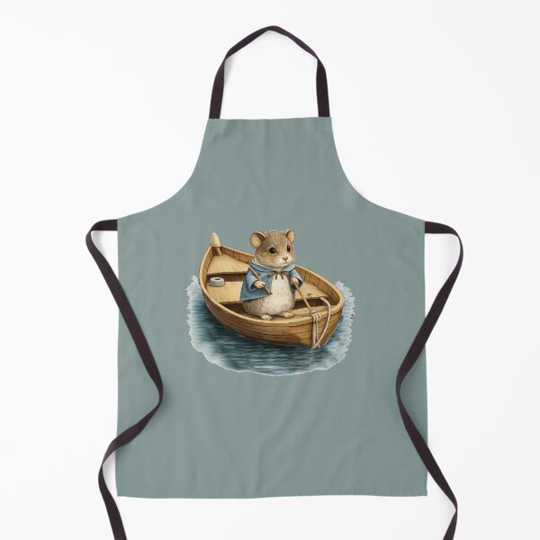 Item preview, Adorable Sailor Rodent: Water Voyage in a Small Wooden Boat designed and sold by DakotaPoppin.