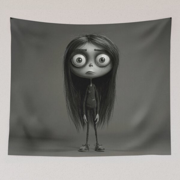 Item preview, Character stands still in dark space designed and sold by anytka.