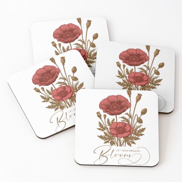 Item preview, Blooming Dreams Vintage Poppy Victorian Aesthetic | Antique Floral Art designed and sold by COLORVINES.