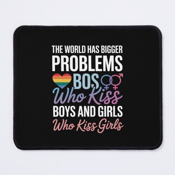 Item preview, The World Has Bigger Problems Lesbian LGBTQ Queer Gay Pride designed and sold by MythWoot.