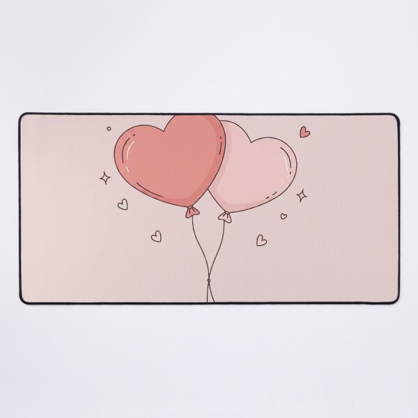 Item preview, Balloon Heart Duo – Cute Valentine T-Shirt Design designed and sold by COYOTE.