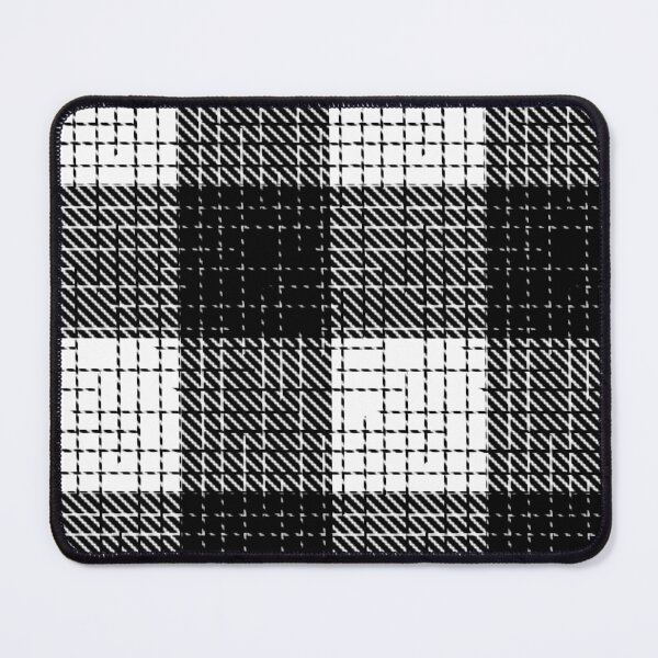 Item preview, Black And White Crosshatch Plaid Gingham Design  designed and sold by PatternTitan.