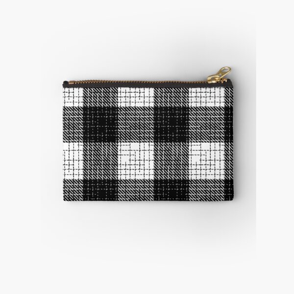 Item preview, Black And White Crosshatch Plaid Gingham Design  designed and sold by PatternTitan.