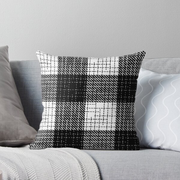 Item preview, Black And White Crosshatch Plaid Gingham Design  designed and sold by PatternTitan.