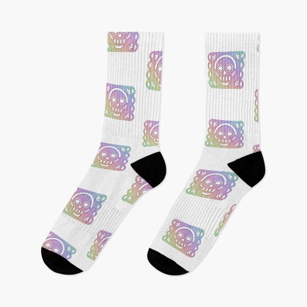 Item preview, Pastel Sugar Skull – Cute Rainbow Day of the Dead Art designed and sold by Horrify.
