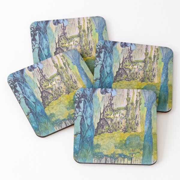 Item preview, Enchanted Forest - Ancient Realm Fantasy Art  designed and sold by SKETCHYANDGRAPHIC.