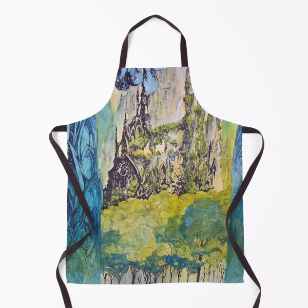 Item preview, Enchanted Forest - Ancient Realm Fantasy Art designed and sold by SKETCHYANDGRAPHIC.