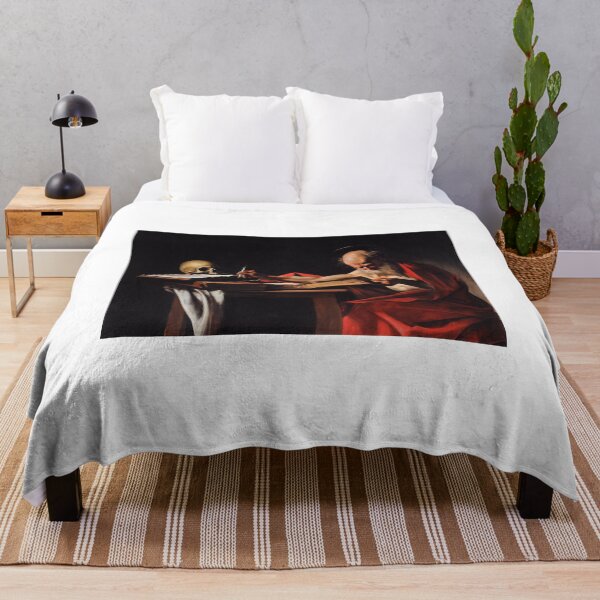 Item preview, Saint jerome writing in dramatic light baroque painting designed and sold by Jakub Nowak.