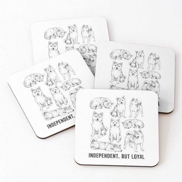 Item preview, Shiba Inu Independent But Loyal Vintage Dog Tattoo Style designed and sold by MuniraWearify.