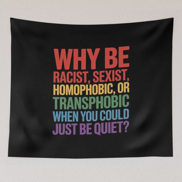Item preview, Why be racist sexist homophobic transphobic Juneteenth LGBTQ designed and sold by MythWoot.