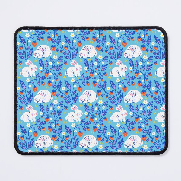 Item preview, Strawberry Siesta - light blue designed and sold by Itouchedabee.