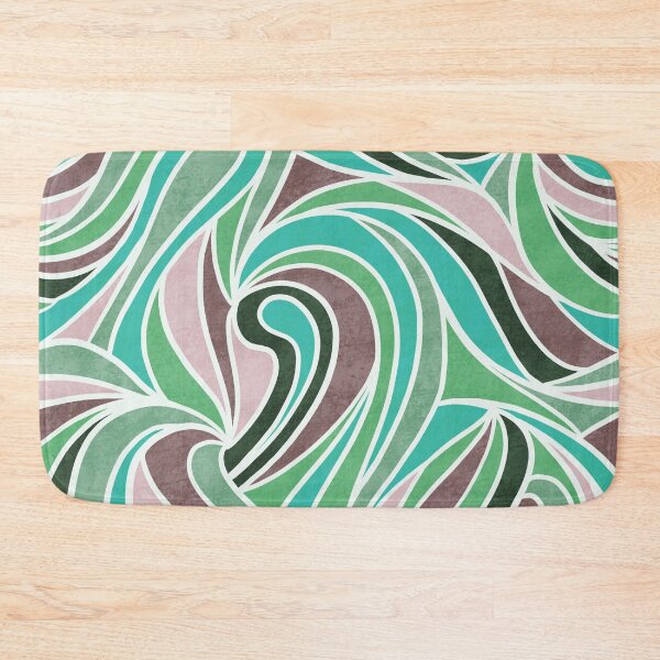 Item preview, Abstract Retro Swirls Pattern Color-4 designed and sold by Farissa Designs.