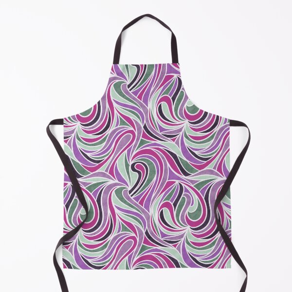Item preview, Abstract Retro Swirls Pattern Color-2 designed and sold by Farissa Designs.