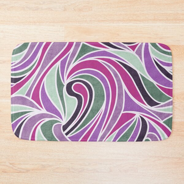 Item preview, Abstract Retro Swirls Pattern Color-2 designed and sold by Farissa Designs.