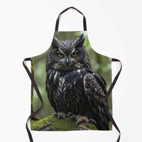 Item preview, Owl in the Forest – Mystical Animal Art – Watcher of the Night designed and sold by Traumrausch.