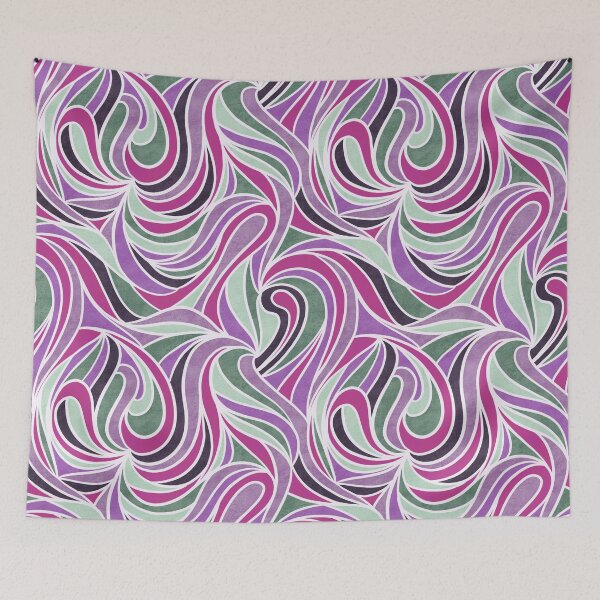 Item preview, Abstract Retro Swirls Pattern Color-2 designed and sold by Farissa Designs.