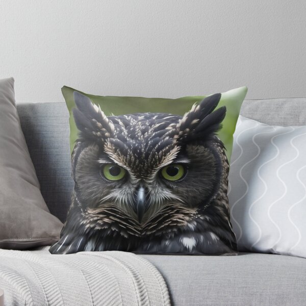 Item preview, Owl in the Forest – Mystical Animal Art – Watcher of the Night designed and sold by Traumrausch.