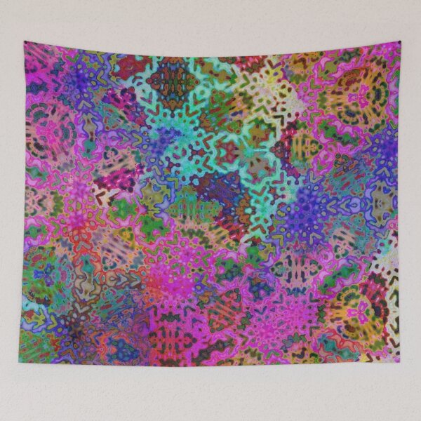 Item preview, Psychedelic Colors and Shapes  designed and sold by Poetic Patterns Studio.