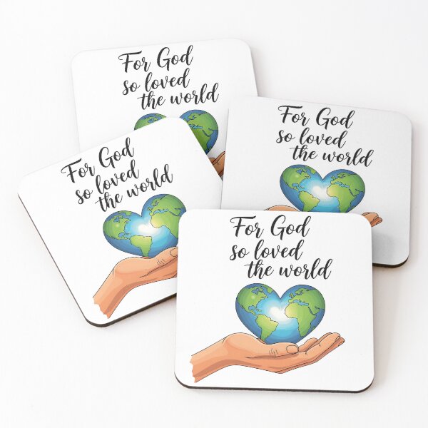 Item preview, God's Love for the World in His Hands – Christian Heart Earth Art. designed and sold by loveandlightrb.