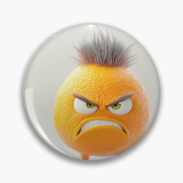 Item preview, Orange character stands with a frown designed and sold by anytka.