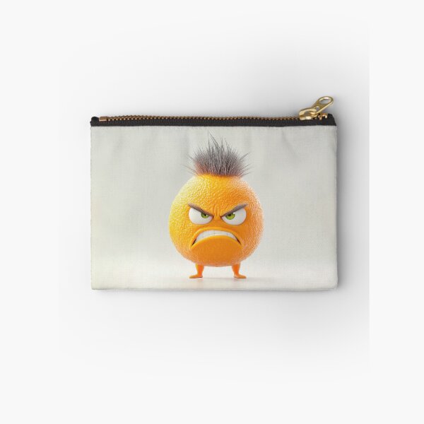 Item preview, Orange character stands with a frown designed and sold by anytka.