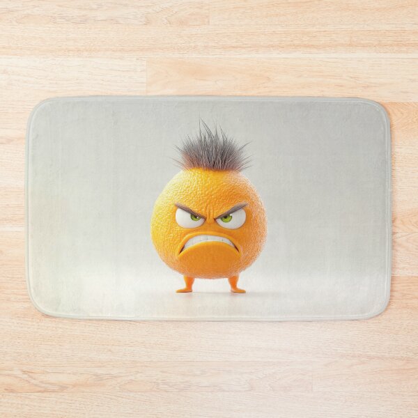 Item preview, Orange character stands with a frown designed and sold by anytka.