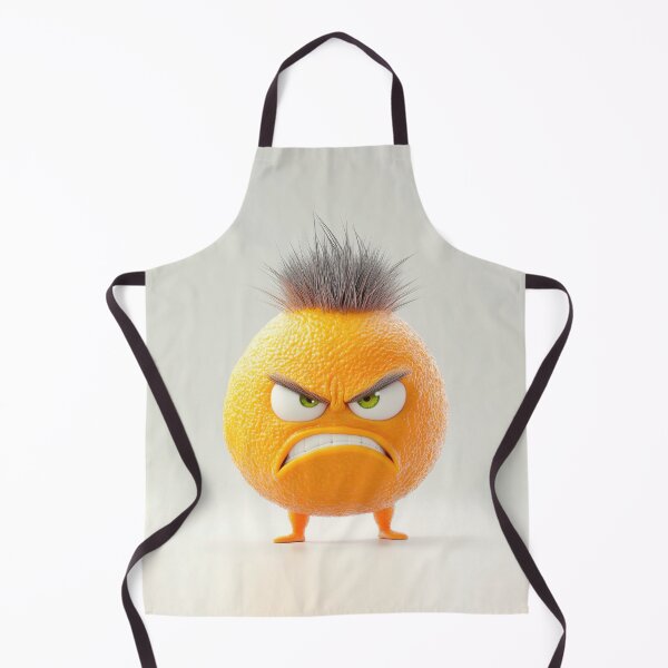 Item preview, Orange character stands with a frown designed and sold by anytka.