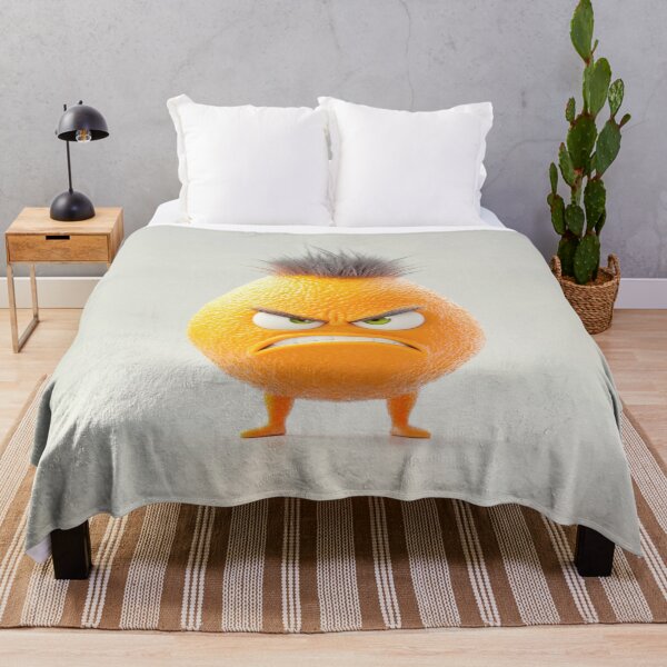 Item preview, Orange character stands with a frown designed and sold by anytka.