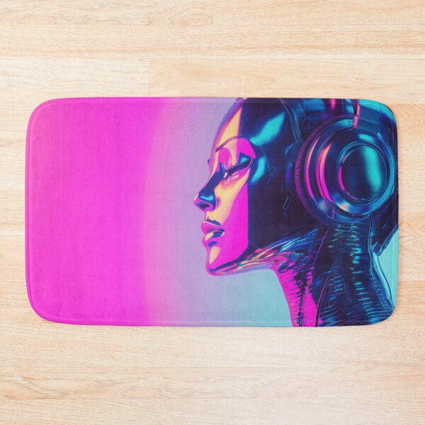 Item preview, Robot enjoys music with headphones designed and sold by anytka.