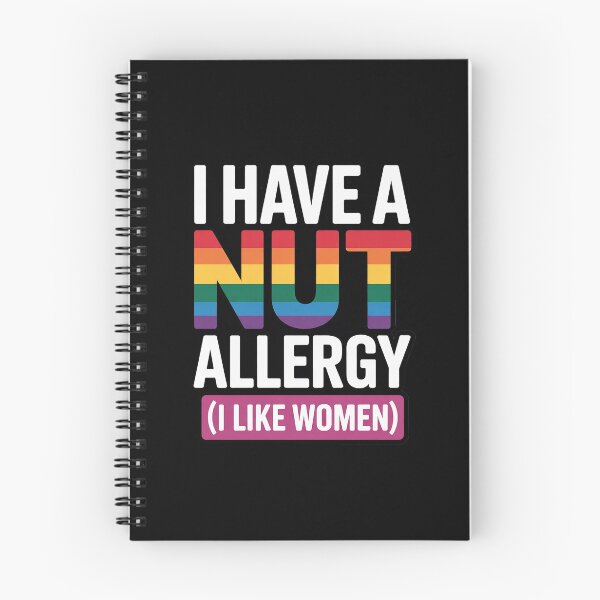 Item preview, Women's Lesbian I Have a Nut Allergy Lesbian designed and sold by MythWoot.