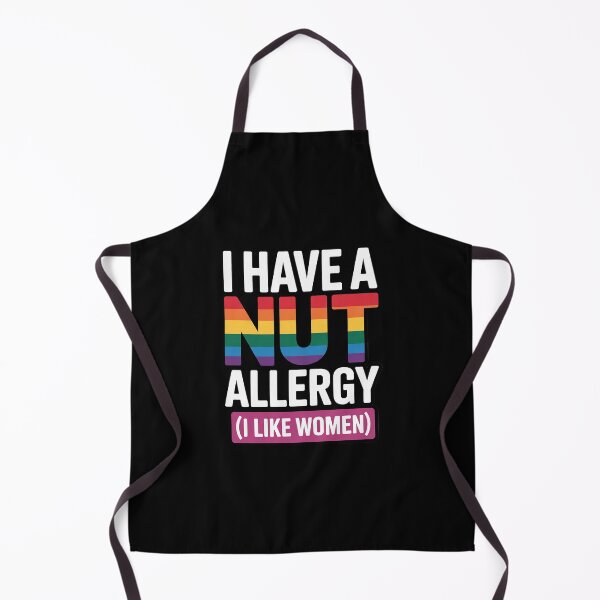 Item preview, Women's Lesbian I Have a Nut Allergy Lesbian designed and sold by MythWoot.