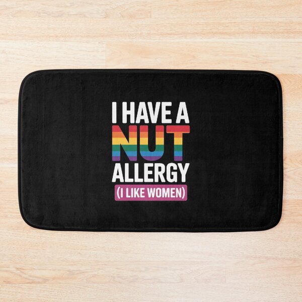 Item preview, Women's Lesbian I Have a Nut Allergy Lesbian designed and sold by MythWoot.