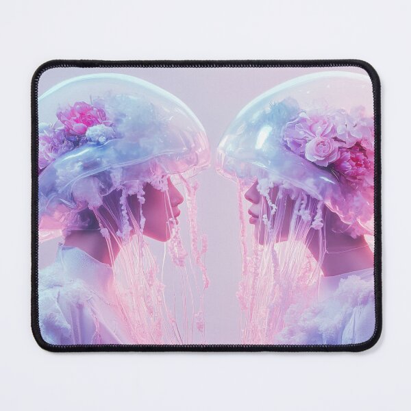 Item preview, Figures with jellyfish flowers designed and sold by anytka.