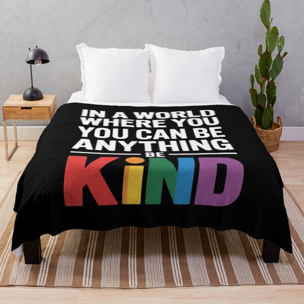 Item preview, World Be Kind LGBTQ Pride Flags Lesbian Gay Trans Bi Queer designed and sold by PowAcademy.