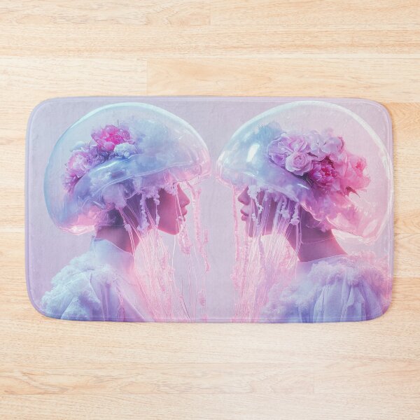 Item preview, Figures with jellyfish flowers designed and sold by anytka.