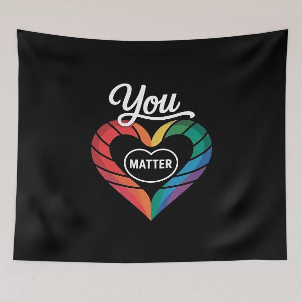 Item preview, You Matter Don't Let Your Story End Pride designed and sold by MythWoot.