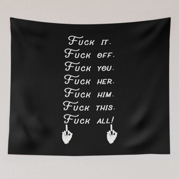 Item preview, Fuck it ALL designed and sold by ChrisFeil.