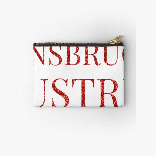 Artikelvorschau, Innsbruck Österreich Rote Strasstextur entworfen und verkauft von TheIconSmith.