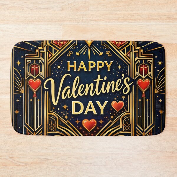 Item preview, ART DECO Happy Valentine's Day designed and sold by Nikola Eftimov.