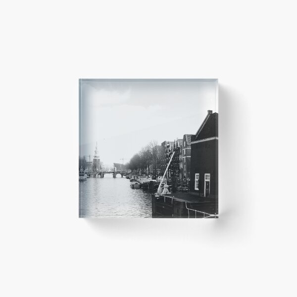 Item preview, Amsterdam, Oude Schans with the Montelbaan tower and the Sluyswacht. designed and sold by Amsterdam-Pan.