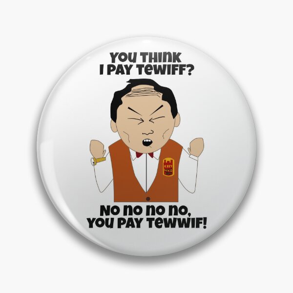Item preview, South Park's Mr Kim: Tariff designed and sold by PuzzlingStuff.