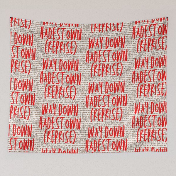 Item preview, Hadestown Lyrics designed and sold by broadwaygirl142.